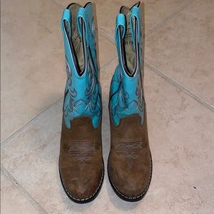 Turquoise Boots